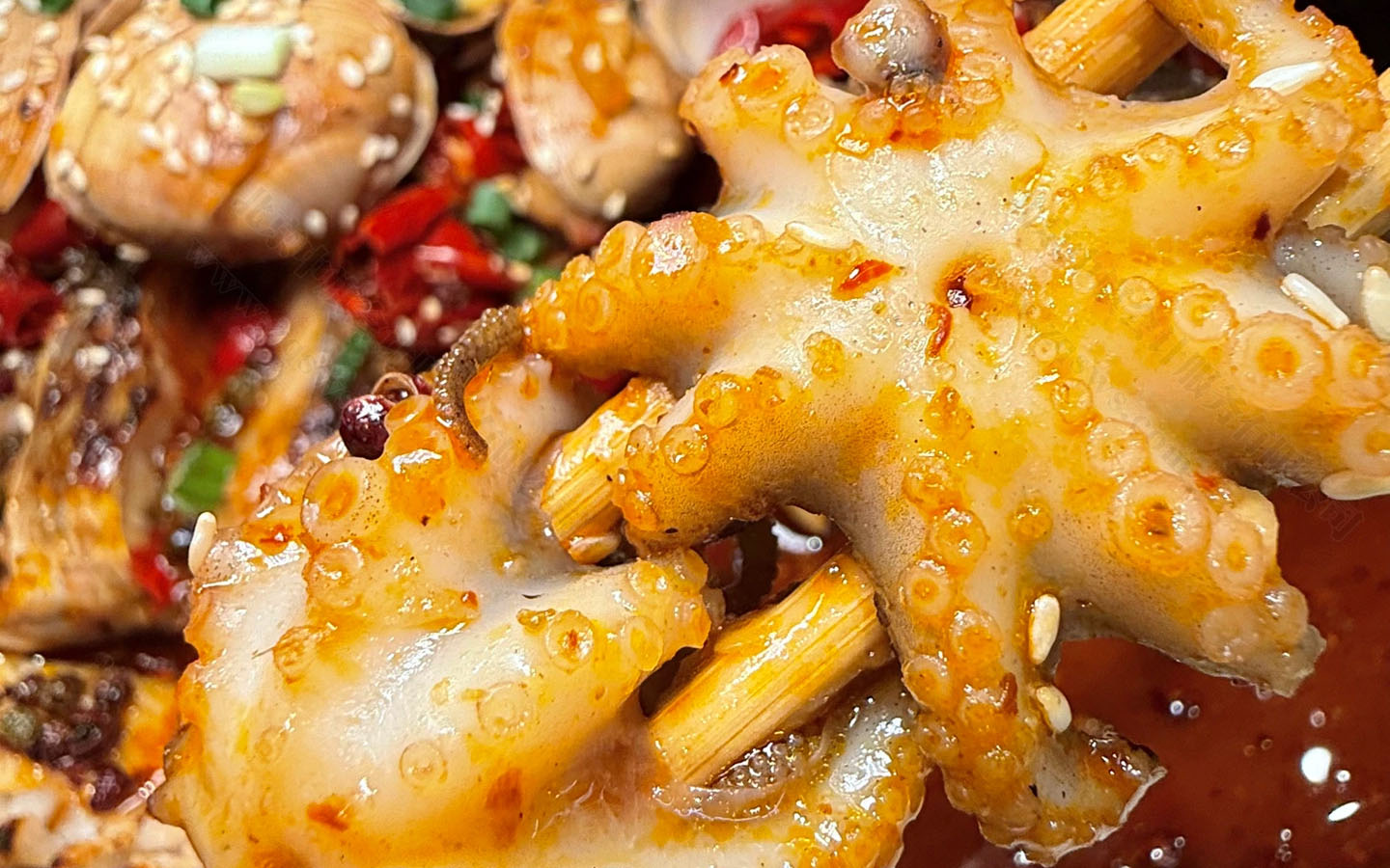 烤魚里邊的小魷魚，非常好吃.jpg