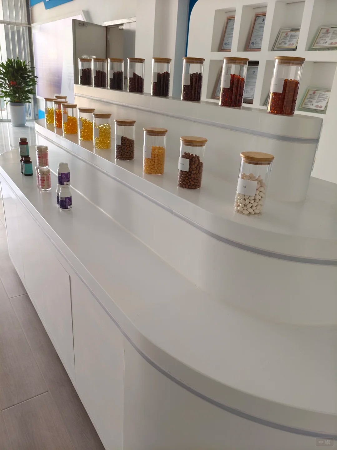 企業(yè)進(jìn)口保健食品展示臺(tái)