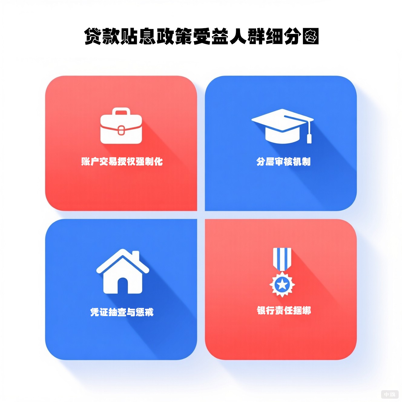 貸款貼息政策受益人群細(xì)分圖